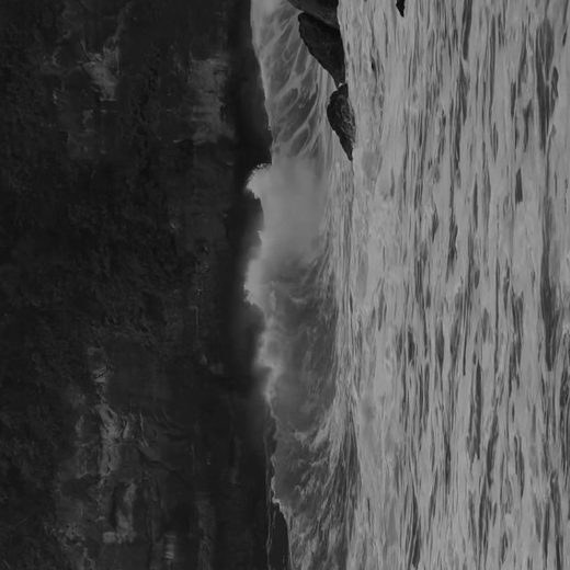 The sea near Bali from above