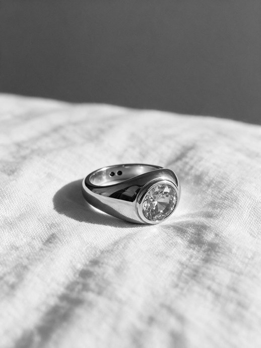 Silver rings and coins